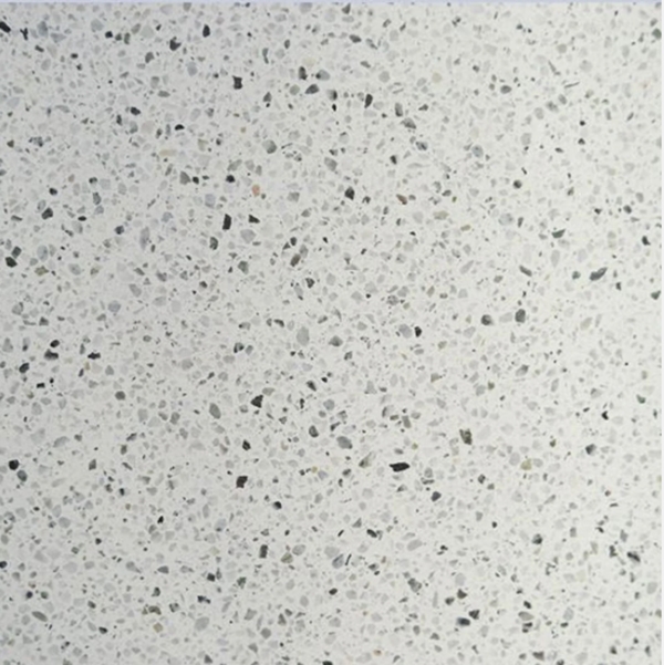 ASH-GREY HONED TERRAZZO