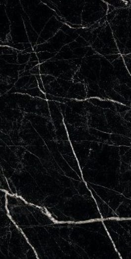 NERO-MARQUINA HONED MARBLE LOOK ELEGANT PORCELAIN TILE