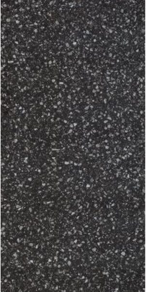 JET BLACK GLOSS  PEPPERED TERRAZZO LOOK PORCELIAN TILE