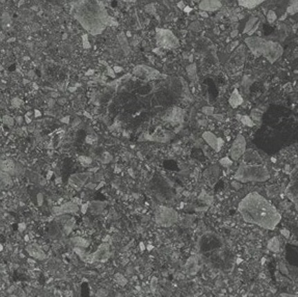 CHARCOAL GREY MATT TERRAZZO LOOK VINTAGE PORCELAIN TILE