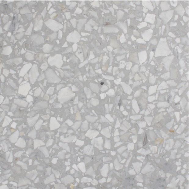 GRIGIO GREY HONED ROMA TERRAZZO TILE