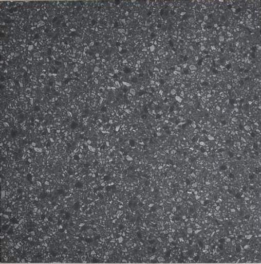 JET BLACK GRIP TERRAZZO LOOK LAVISH PORCELAIN TILE