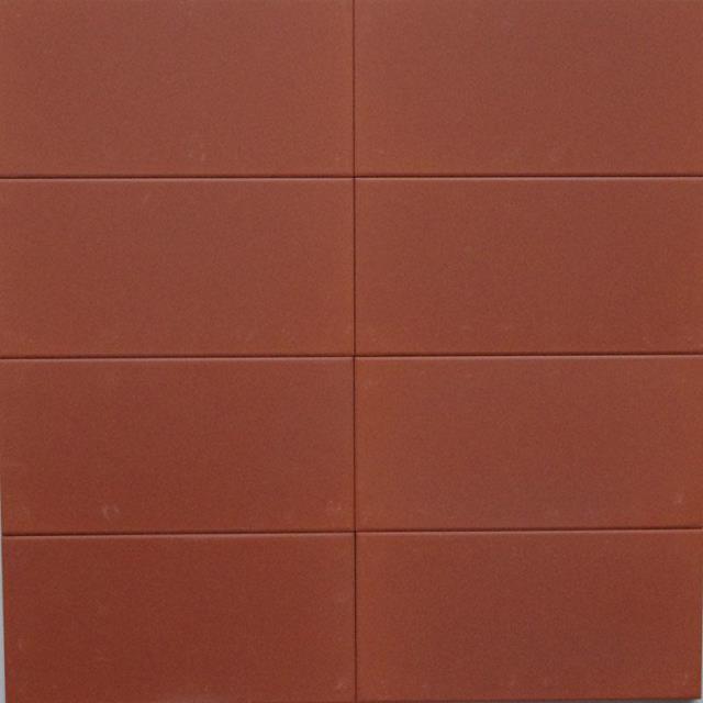 RED MATT TESSELLATED TERRACOTTA TILE