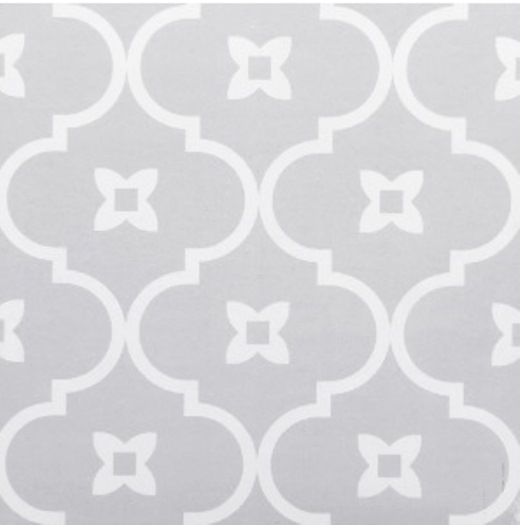 WHITE PATTERN / SILVER BACKGROUND MATT ARBOR