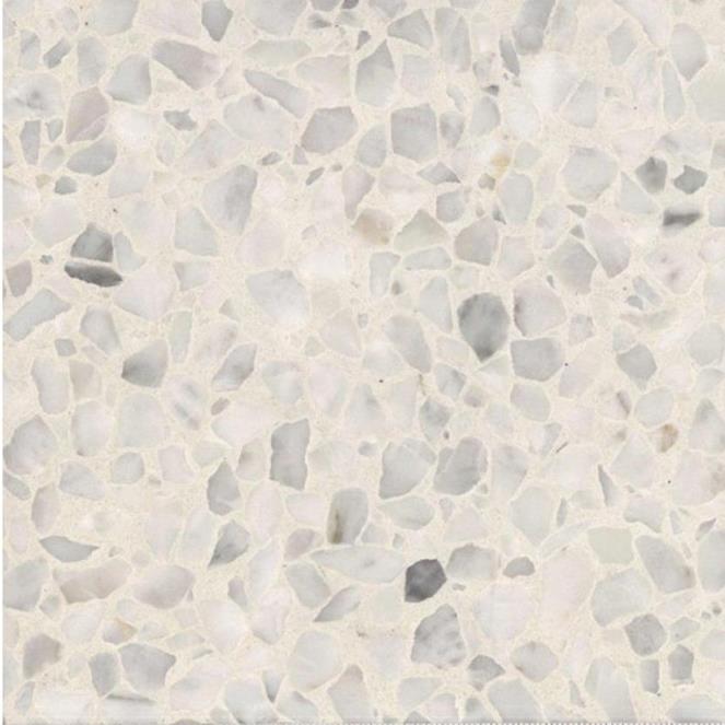 SNOW-WHITE HONED TERRAZZO ITALIA TILE