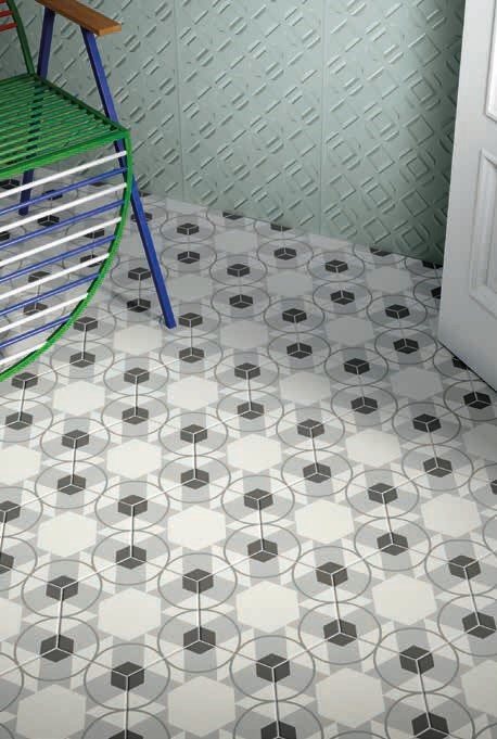Hexagonal Mosaics Hexagon Tiles The, Patterned Bathroom Floor Tiles Australia
