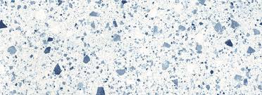 AZURE-BLUE MATT LARGE PORCELAIN CHIP TERRAZZO STYLE TILE