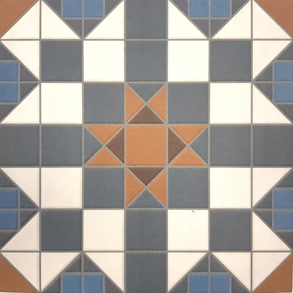 CANTERBURY MATT COALITION TESSELLATED LOOK CERAMIC TILE