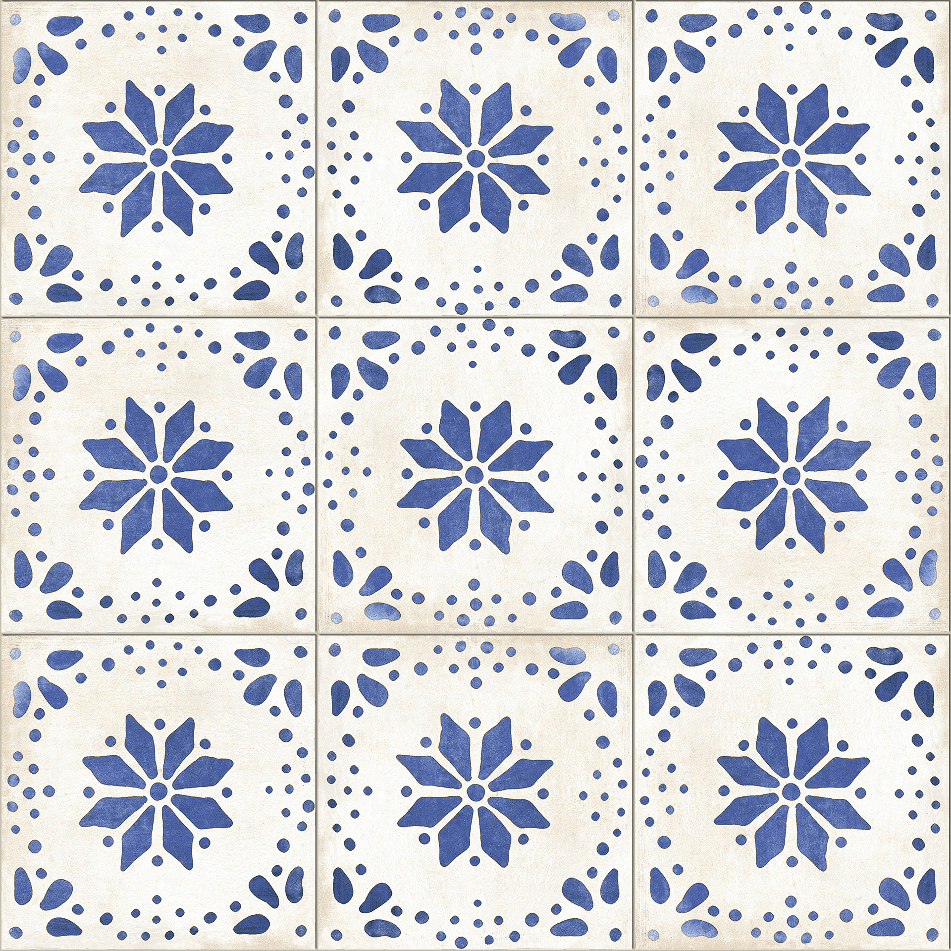 BLUE FLOWER MATT NOSTALGIC