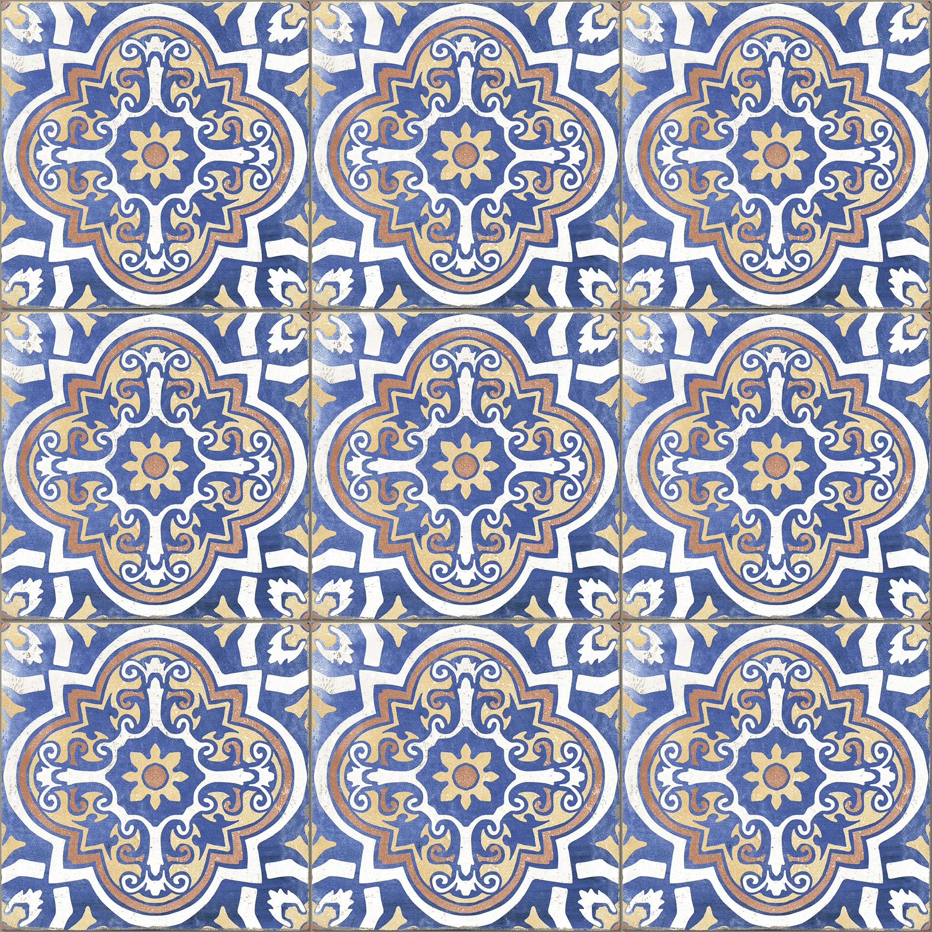 BREGA MATT NOSTALGIC ENCAUSTIC LOOK TILE