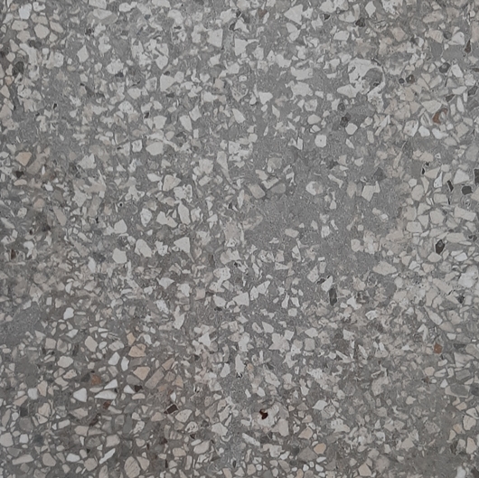 LIGHT-CHARCOAL MATT PORCELAIN TERRAZZO-GRANDE