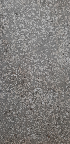 LIGHT-CHARCOAL MATT PORCELAIN TERRAZZO-GRANDE