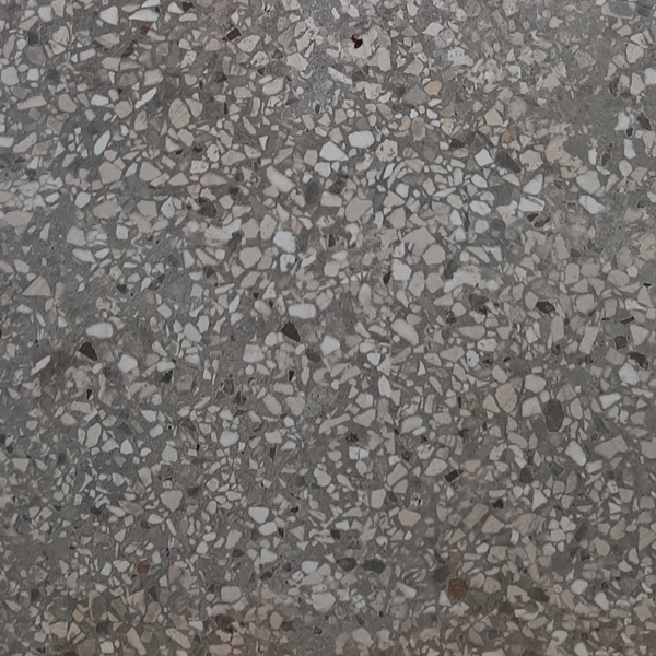 LIGHT-CHARCOAL MATT PORCELAIN TERRAZZO-GRANDE