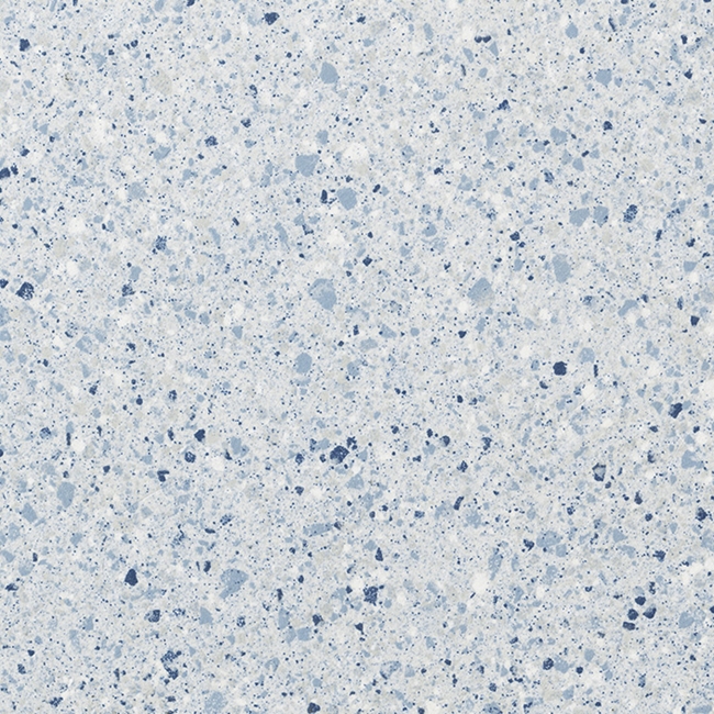 AZURE-BLUE MATT SMALL PORCELAIN CHIP TERRAZZO TILE