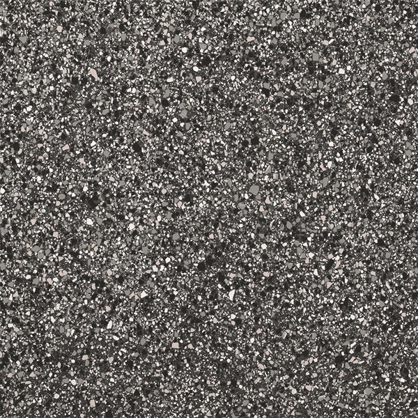 BLACK-GREY MATT SMALL PORCELAIN CHIP TERRAZZO TILE