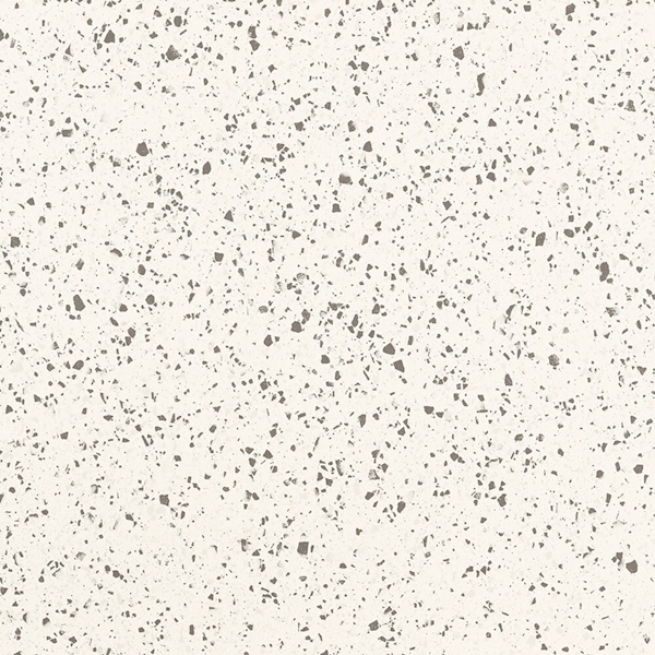 WHITE MATT SMALL PORCELAIN CHIP TERRAZZO TILE