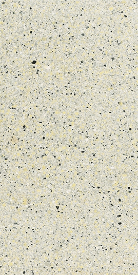 CANARY-YELLOW MATT SMALL PORCELAIN CHIP TERRAZZO TILE