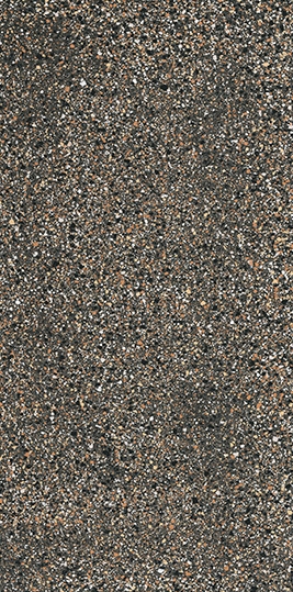 BROWN-BLACK OUTDOOR SMALL PORCELAIN CHIP TERRAZZO TILE