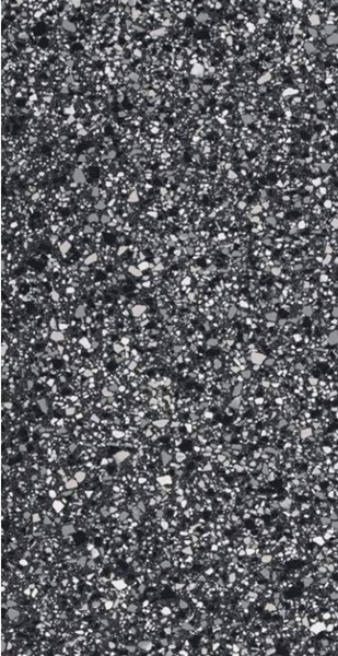 BLACK-GREY OUTDOOR SMALL PORCELAIN CHIP TERRAZZO TILE