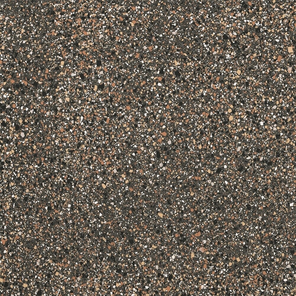 BROWN-BLACK OUTDOOR SMALL PORCELAIN CHIP TERRAZZO TILE