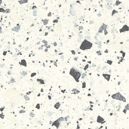 WHITE MATT LARGE PORCELAIN CHIP TERRAZZO TILE