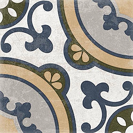 FIESTA SAHARA OLIVE MATT ARTISAN ENCAUSTIC LOOK TILE