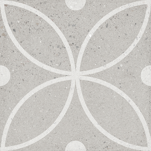 CIRCLES MATT SHADED TERRAZZO LOOK TILE