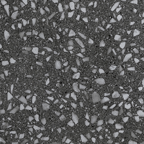 DARK GREY MATT TERRAZZO LOOK PORCELAIN TILE