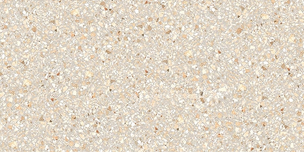 SAND-BEIGE MATT TERRAZZO LOOK PORCELAIN TILE