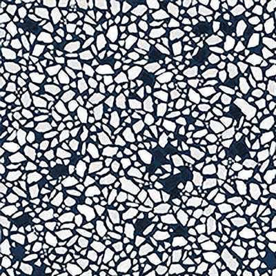 NAVY WHITE STACCATO RHAPSODY TERRAZZO LOOK TILE