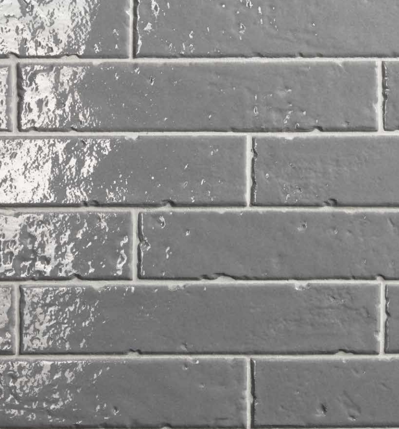 DARK GREY GLOSS SUBWAY TILE