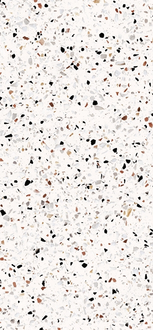 BLACK GREY BEIGE MIX COLOUR TERRAZZO LOOK TILE