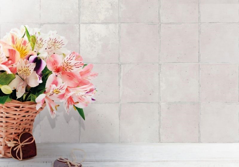 PINK AGED LOOK TILE
