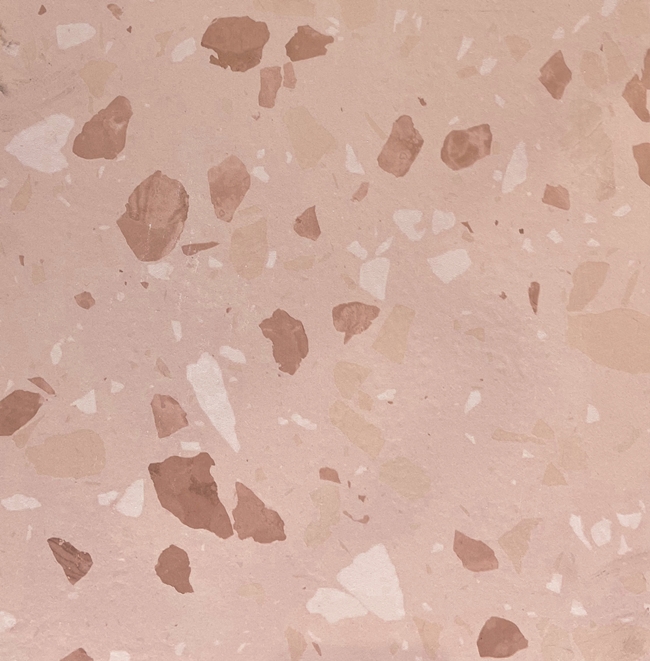 DUSTY PINK MATT TERRAZZO ACUTO