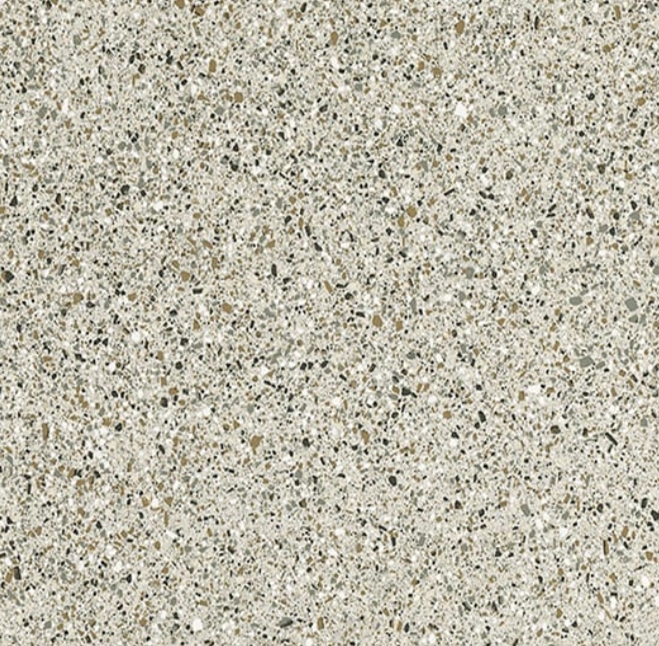 GREY MATT SMALL PORCELAIN CHIP TERRAZZO STYLE TILE