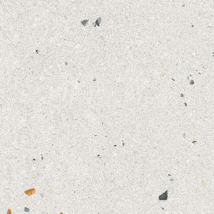 WHITE GREY LAPPATTO TERRAZZO LOOK TILE