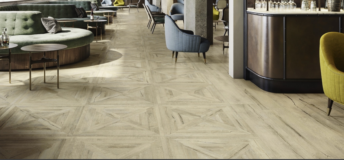 TIMBERWOOD HONEY MATT PARQUETRY LOOK TILE