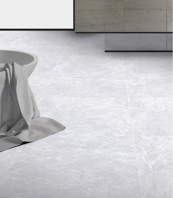 MID GREY MATT PORCELAIN TILE