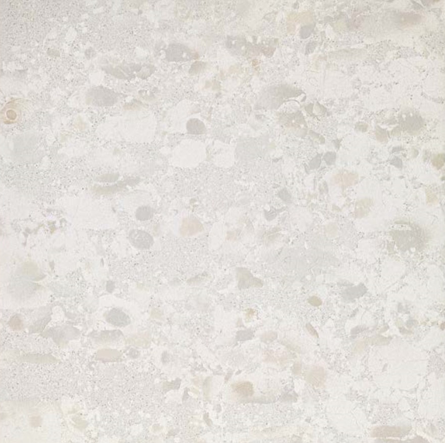 WHITE MATT TERRAZZO STYLE TILE