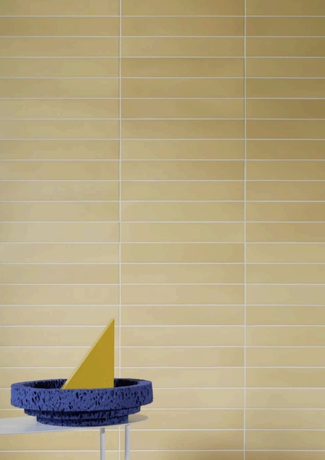 MUSTARD YELLOW MIX MATT SUBWAY TILE