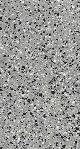 GRIGIO GREY MATT SMALL PORCELAIN CHIP TERRAZZO TILE