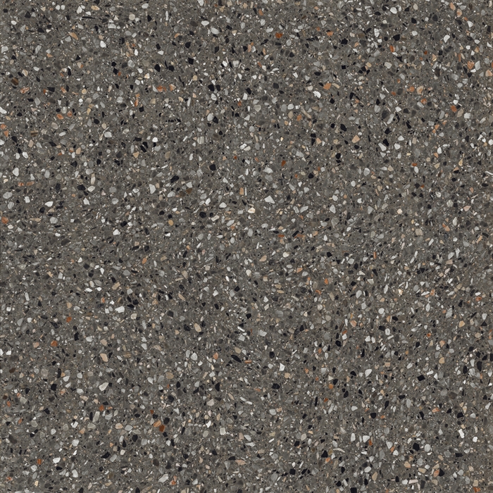 DARK GREY MATT TERRAZZO LOOK PORCELAIN