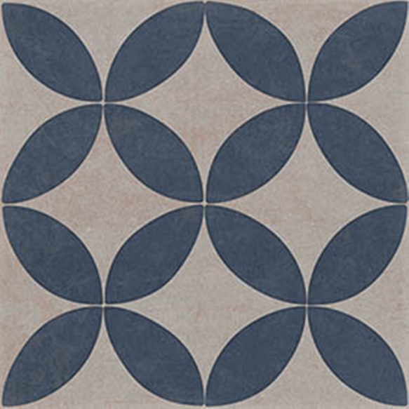 SABLE PANAMA BLUE MATT OXFORD ARTISAN ENCAUSTIC LOOK TILE