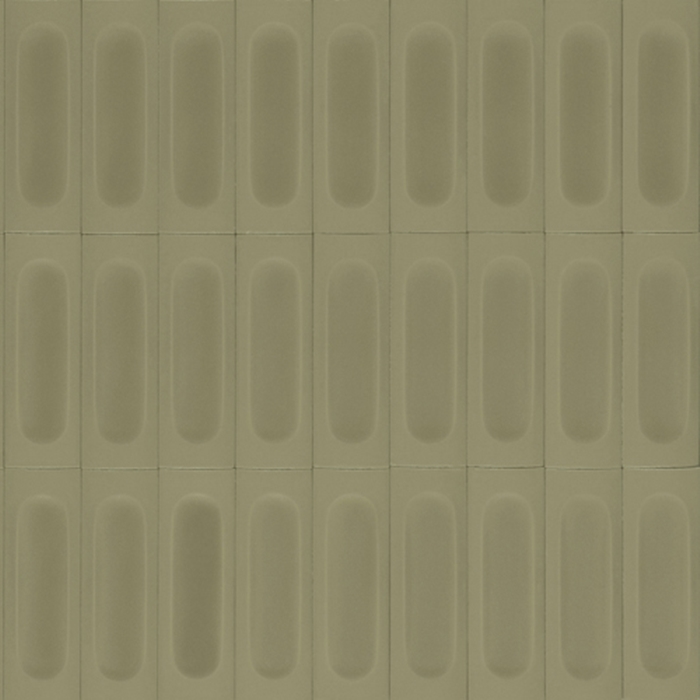 GREEN MATT 3D PORCELIAN TILE