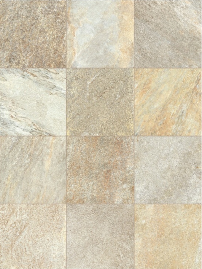 MULTI COLOUR MATT STONE LOOK PORCELAIN TILE