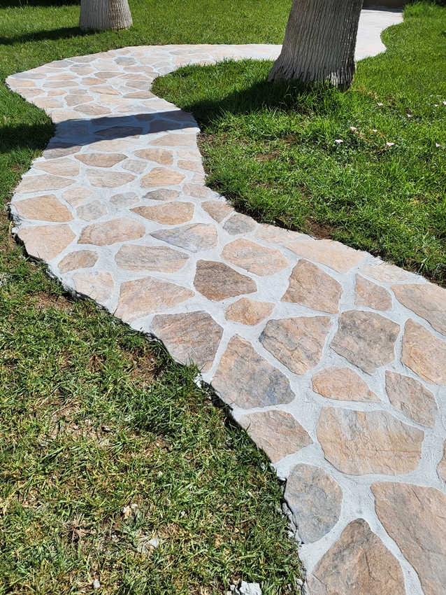 BEIGE CRAZY PAVE MATT PORCELIAN TILES