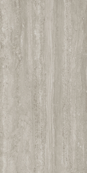 MID GREY VEIN CUT TRAVERTINE LOOK IN/OUT PORCELAIN TILE