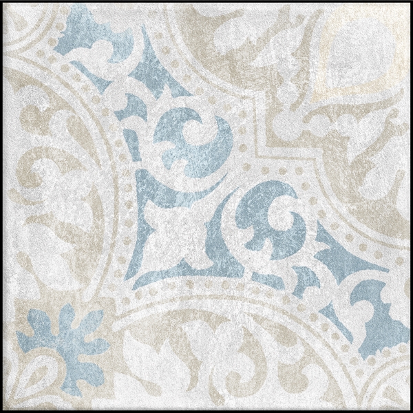 MULTI COLOUR DECOR MATT ANTIQUE ENCAUSTIC LOOK FINISH TILE