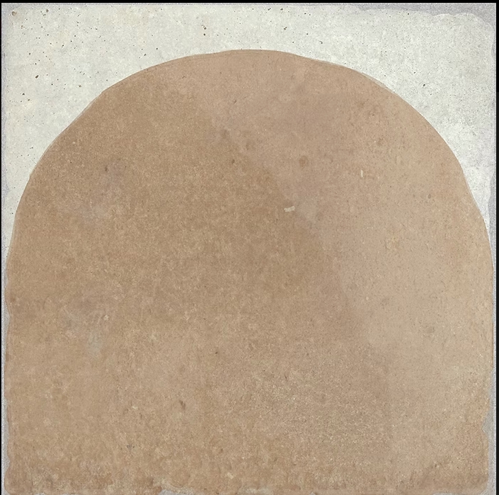 TERRACOTTA LOOK DECOR ON WHITE MATT PORCELAIN TILE