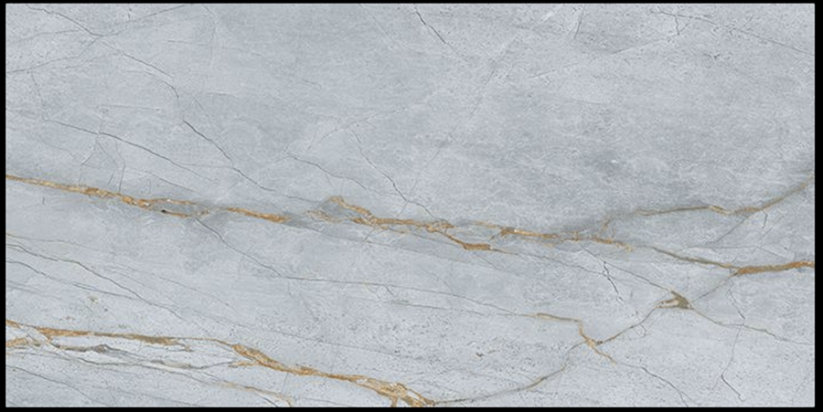 BLUE MATT MARBLE LOOK PORCELAIN TILE